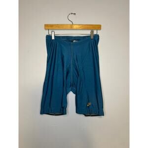 VTG Blue Nike Echelon Padded Compression Cycling Shorts - (Men's S | Women's M)